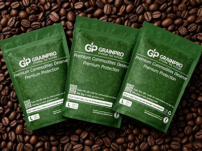 Sac d'échantillon hermétique pour grains de café
