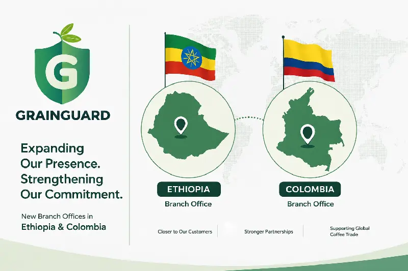 GrainGuard étend sa présence internationale avec de nouvelles succursales en Éthiopie et en Colombie