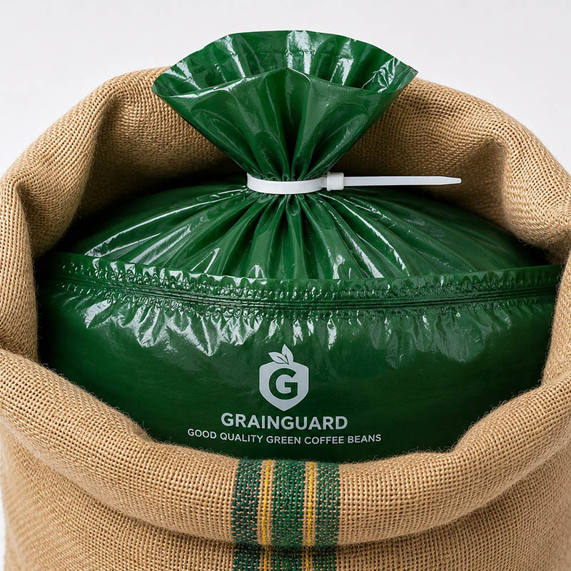 Sac de grains de café hermétique en jute