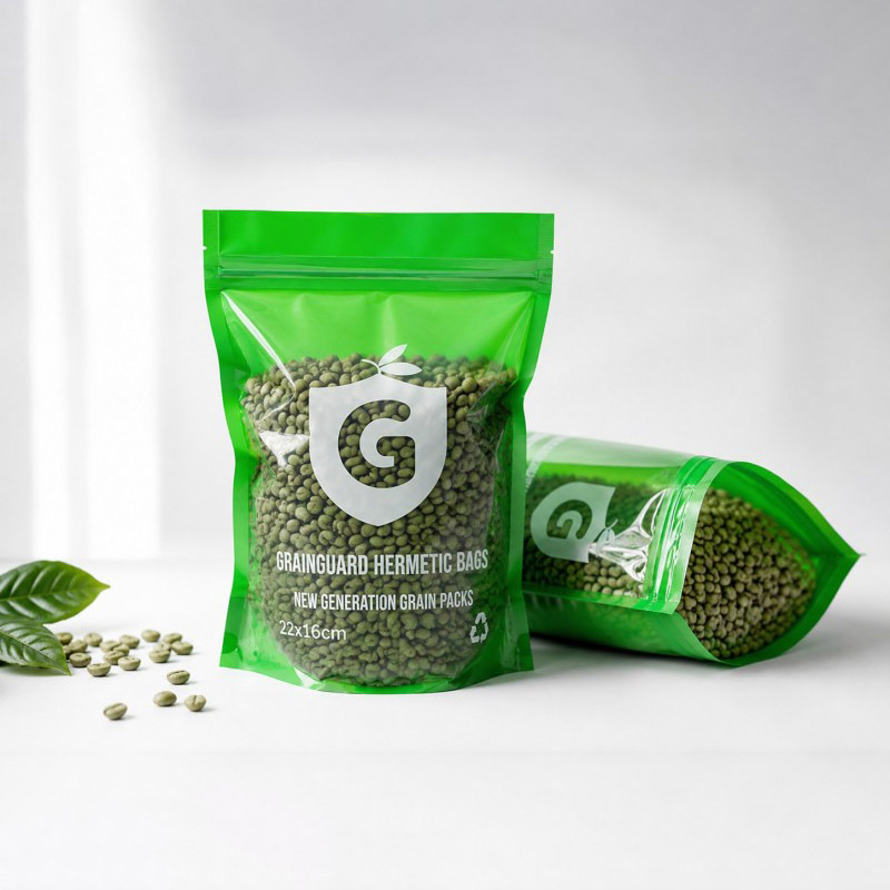 Sac d'échantillon hermétique pour grain de café vert