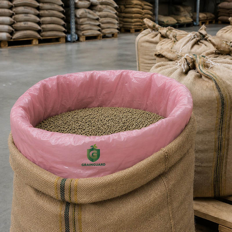 Doublure intérieure en jute hermétique pour le stockage du café