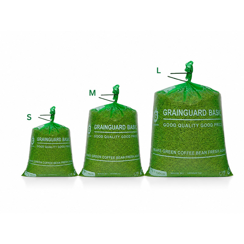 Doublure de sac en jute hermétique aux grains de café vert